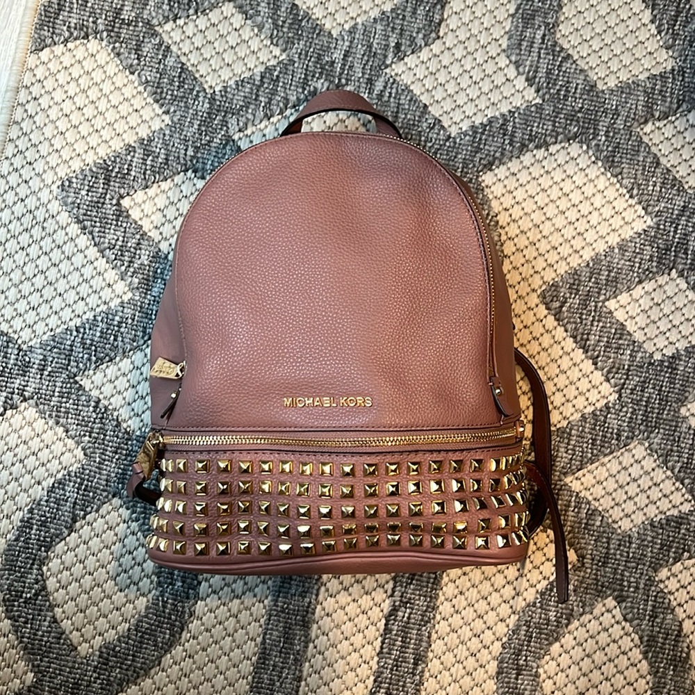Michael Kors Leather Backpack